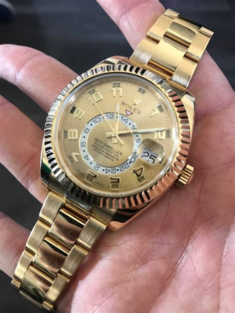 rolex sky dweller gold 2018|rolex sky dweller gold 2021.